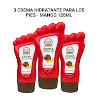 3 Crema Hidratante para los pies - Mango 120ml